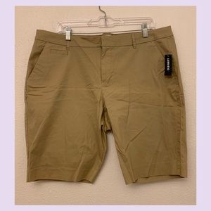 Old Navy Tan Bermuda Shorts
